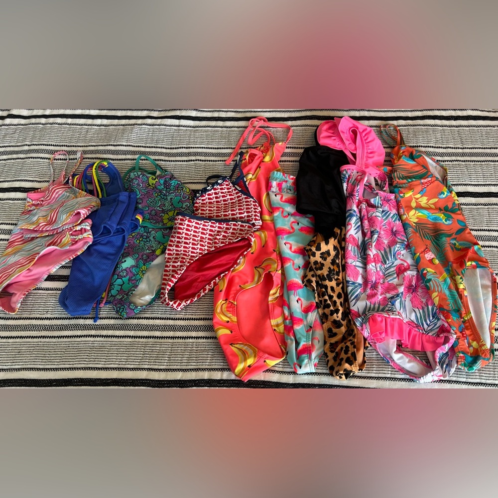 Girls 10-12 swimsuit lot of